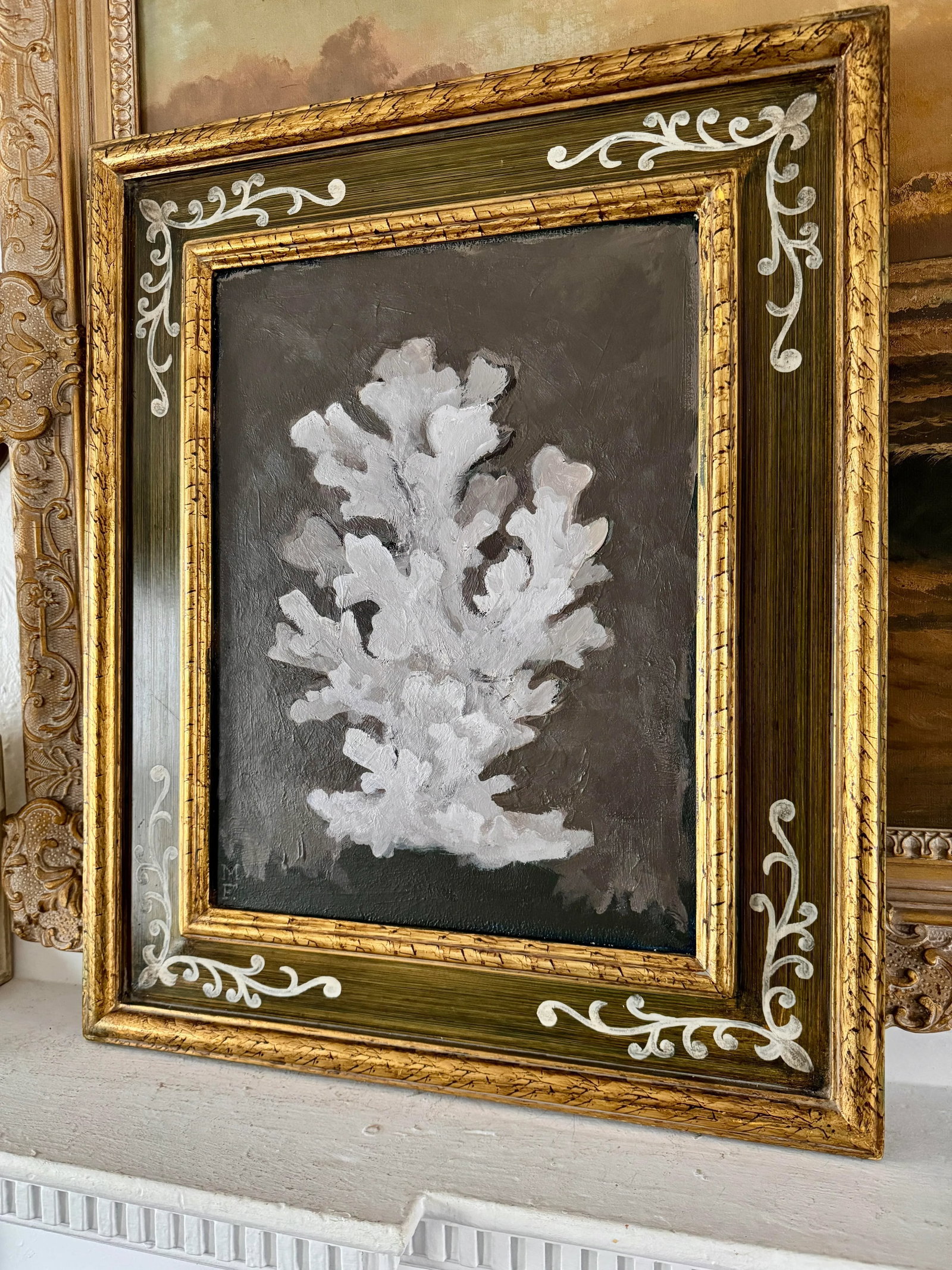 ˜West' - Original Coral Study by Memo Faraj - 3