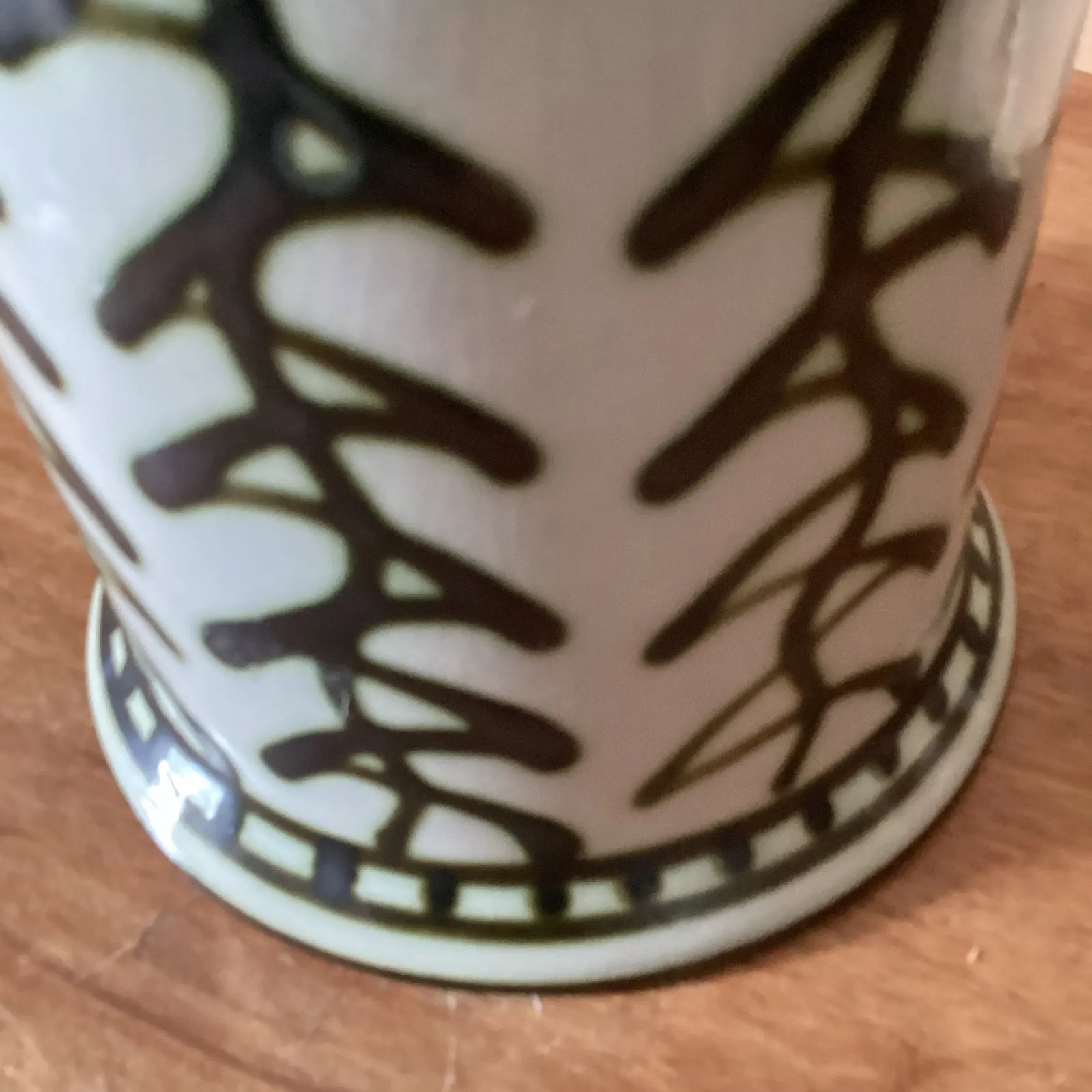 Vintage Kentucky Craft Pottery Art Louisville Stoneware Vase by D L Mahone - 8