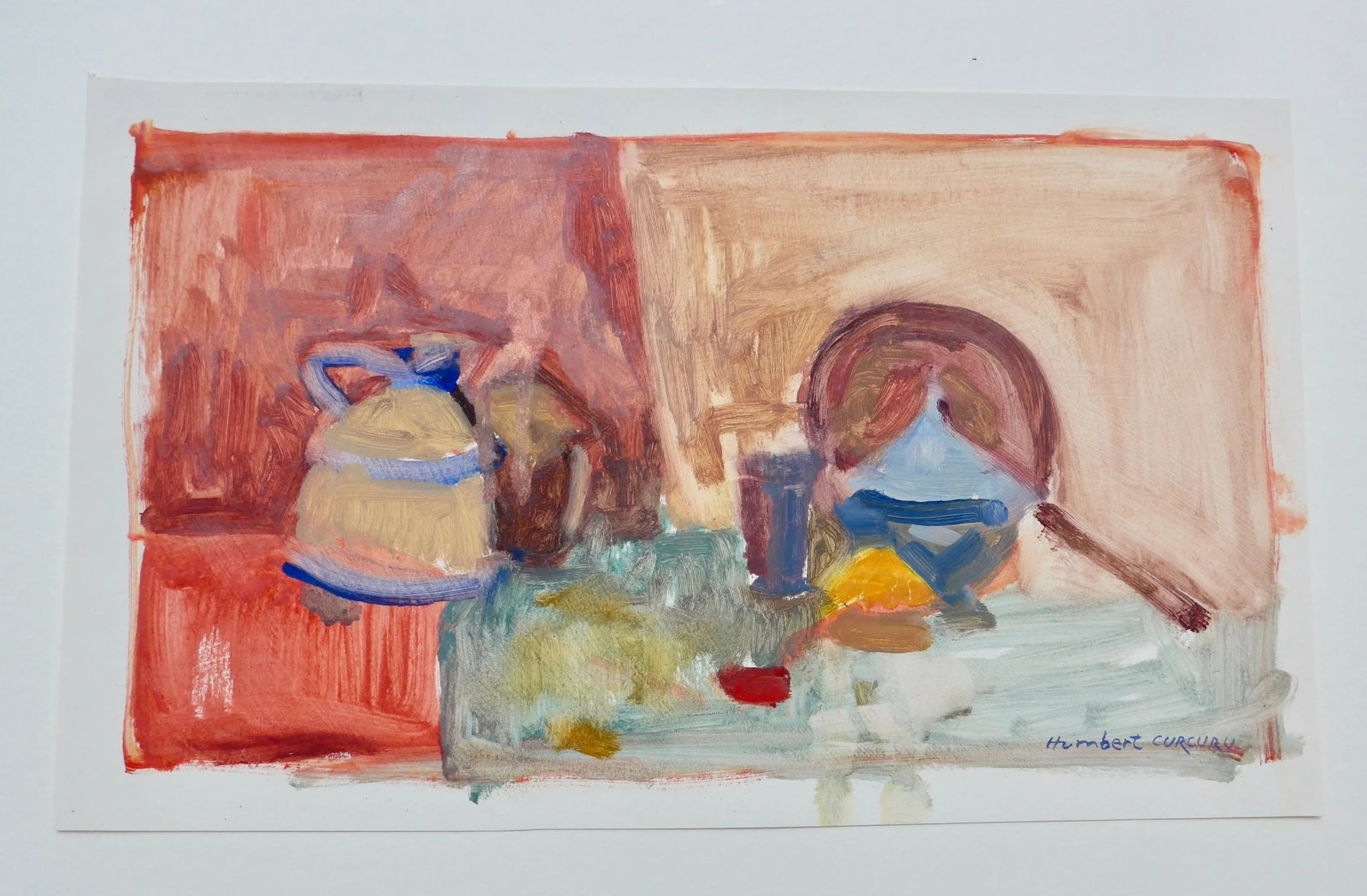 Home in the Kitchen Contemporary Paper Painting - 6