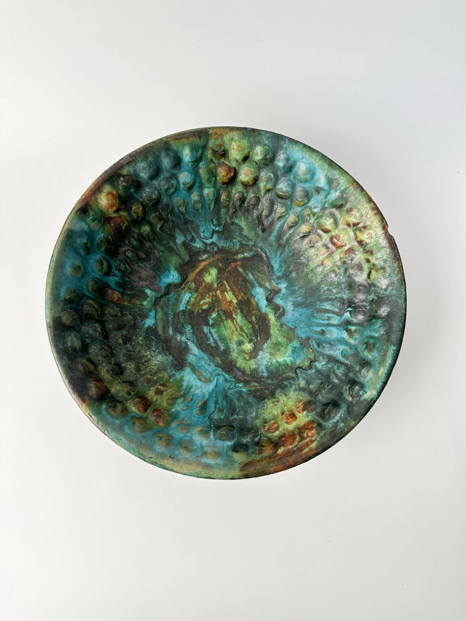 Vintage Alvino Bagni for Raymor "Sea Garden" Pottery Bowl - 3