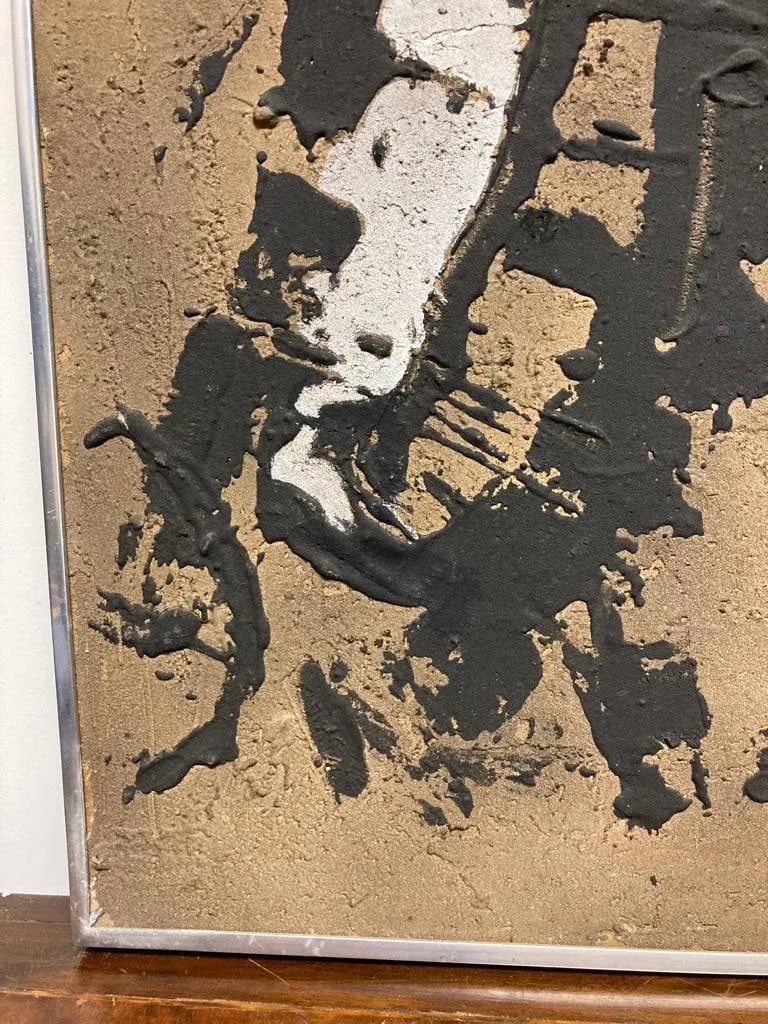 Italian Abstract Expressionist Painting by Ugo Sterpini, Signed and Dated 1958 - 2