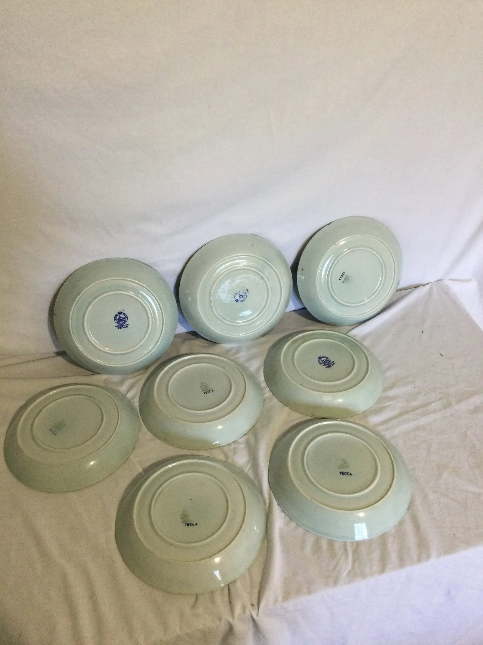 Antique Royal Sphinx Petrus Regout Maastricht "Tecla" Dishes- Set of 8 - 4