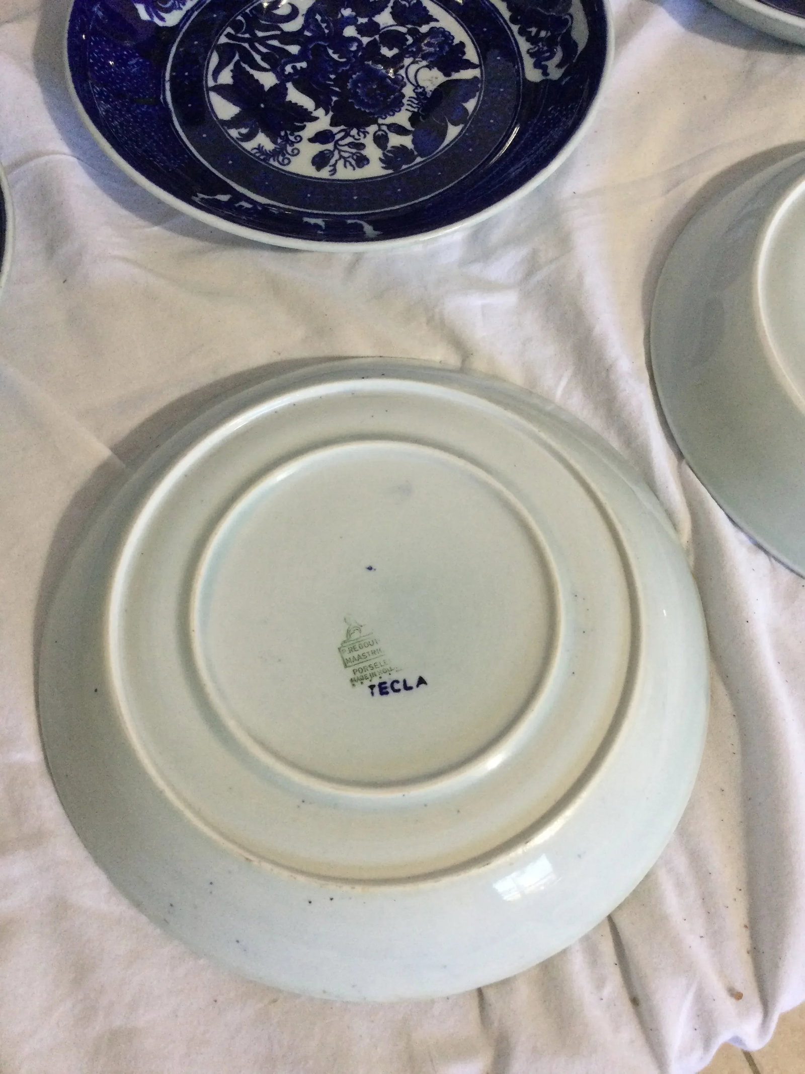 Antique Royal Sphinx Petrus Regout Maastricht "Tecla" Dishes- Set of 8 - 5