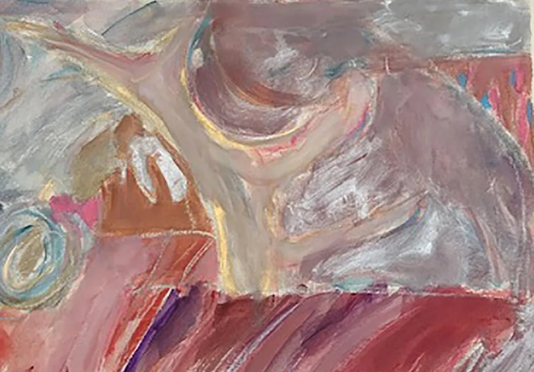 Joanna Salska Abstract Composition - 22 x 30 in - 2