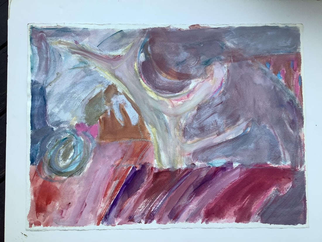 Joanna Salska Abstract Composition - 22 x 30 in - 4