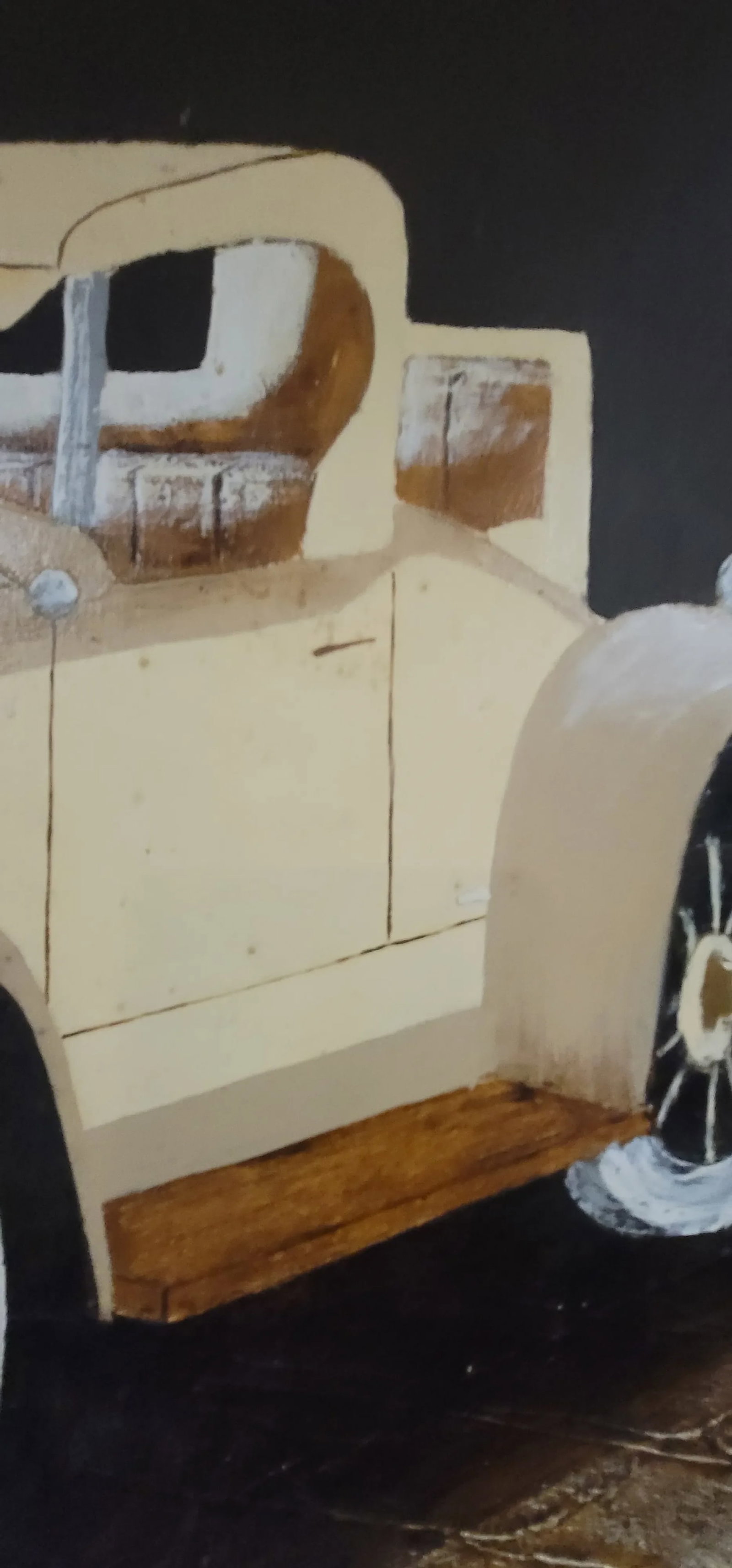 Antique Classic Car /Wall Art / Oil Painting / Frank Walcutt - 10