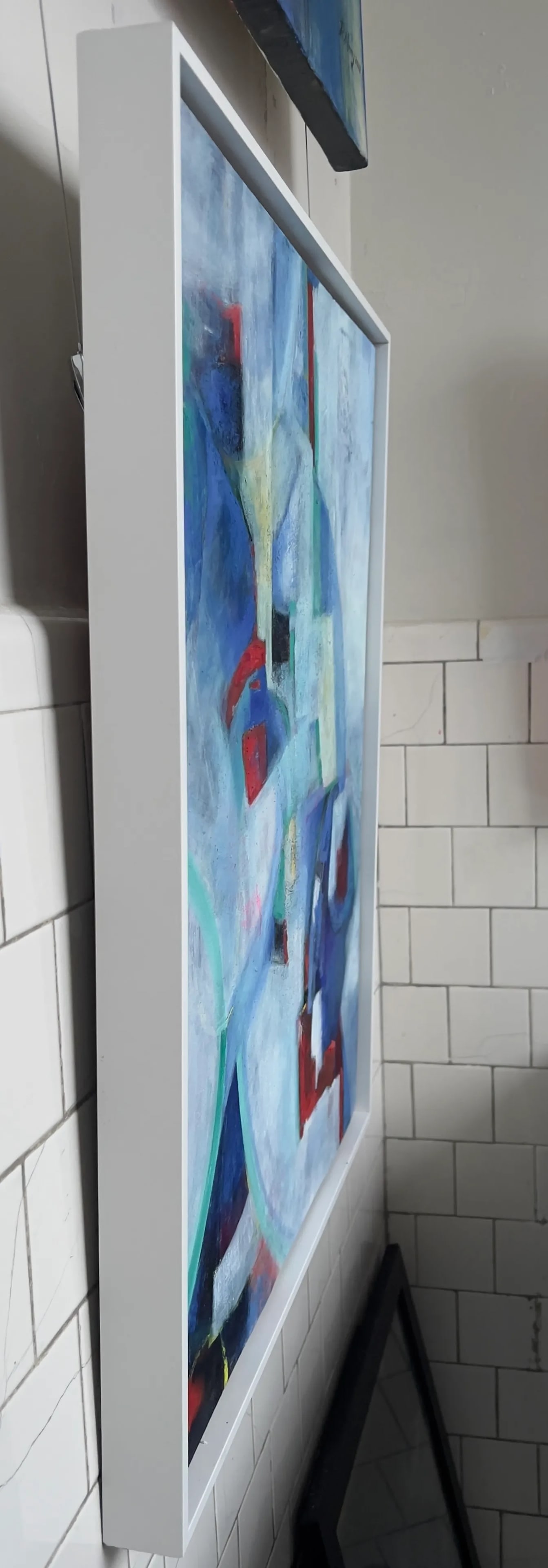 Moonlight Reveries, an Abstract Painting, Framed - 3