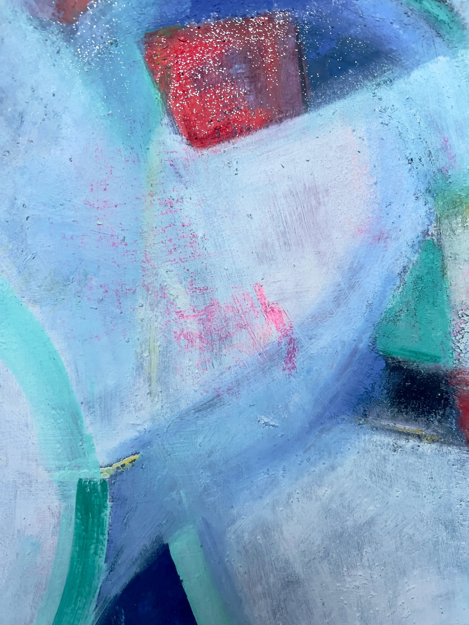 Moonlight Reveries, an Abstract Painting, Framed - 7