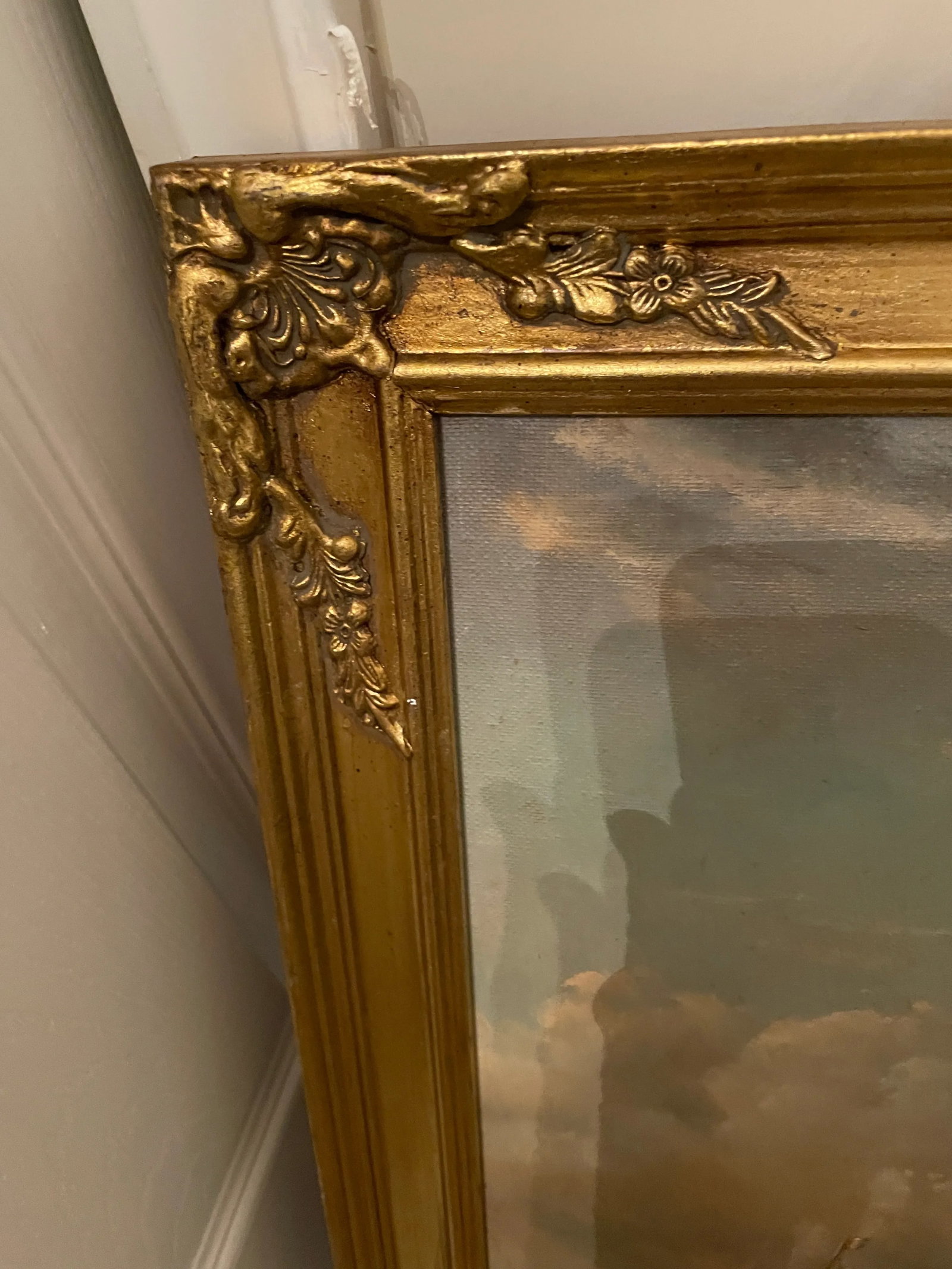 1970s Sailing Schooner Oil Painting, Framed - 2