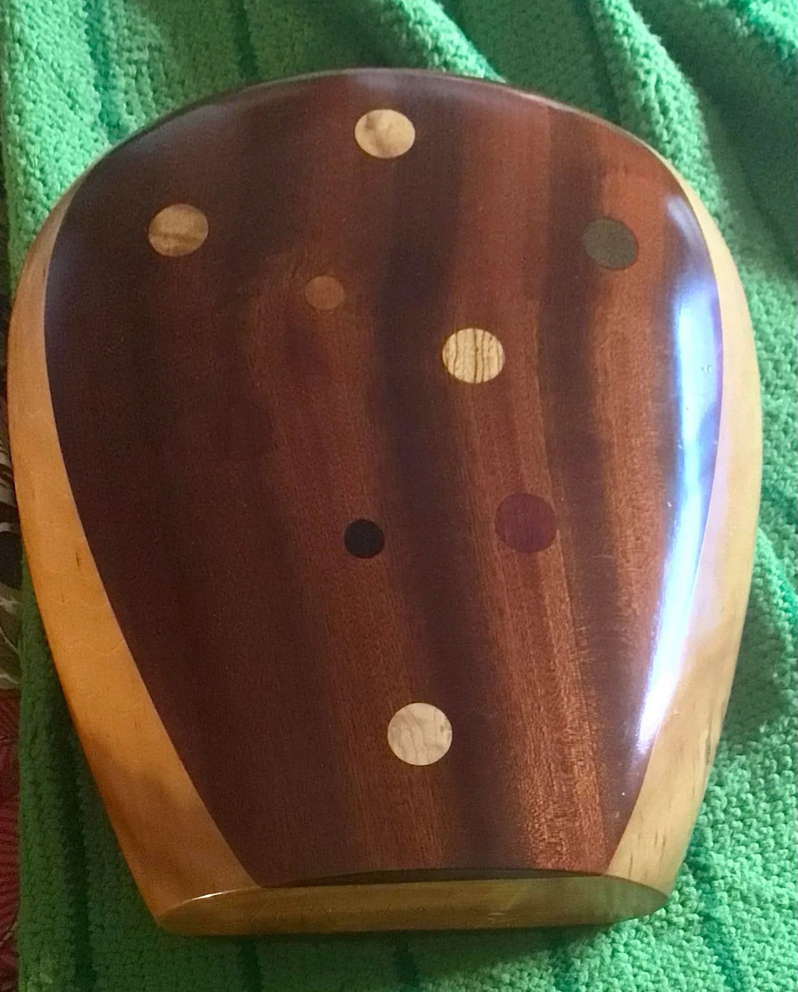 1970s Paul La Montagna Art Turned Wood Vase - 6