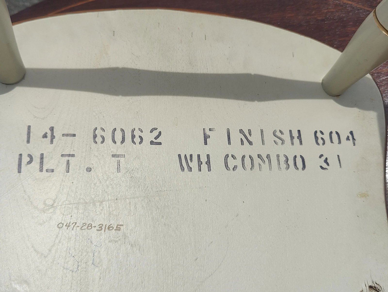Mid 20th Century Vintage Ethan Allen Stenciled Windsor Side Chair - 3