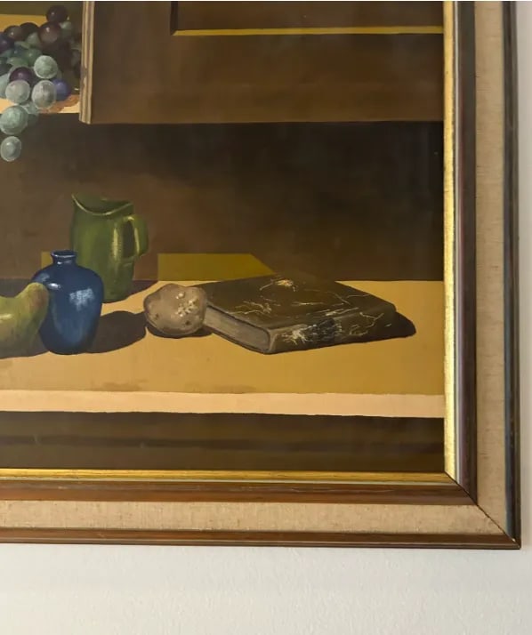 Mid Century Still Life, Framed & Signed - 10