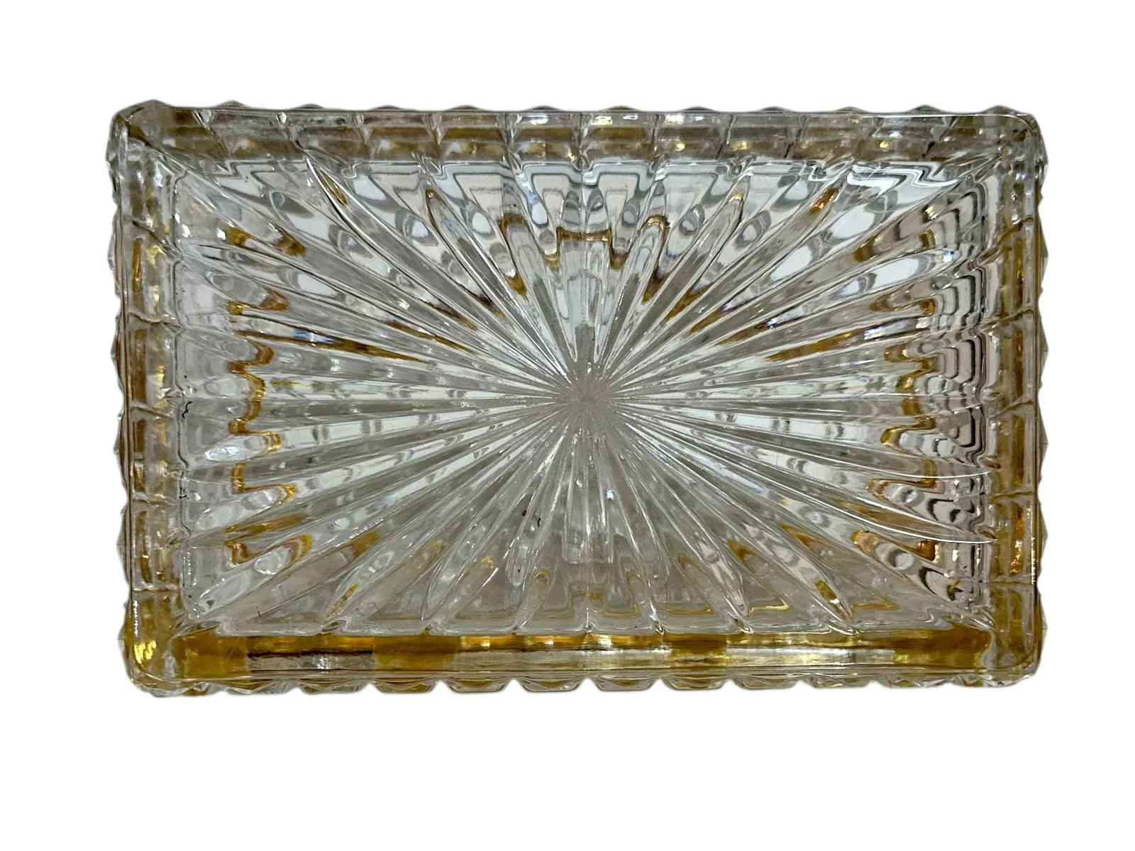 1950s Czechoslovakian Crystal Box - 10