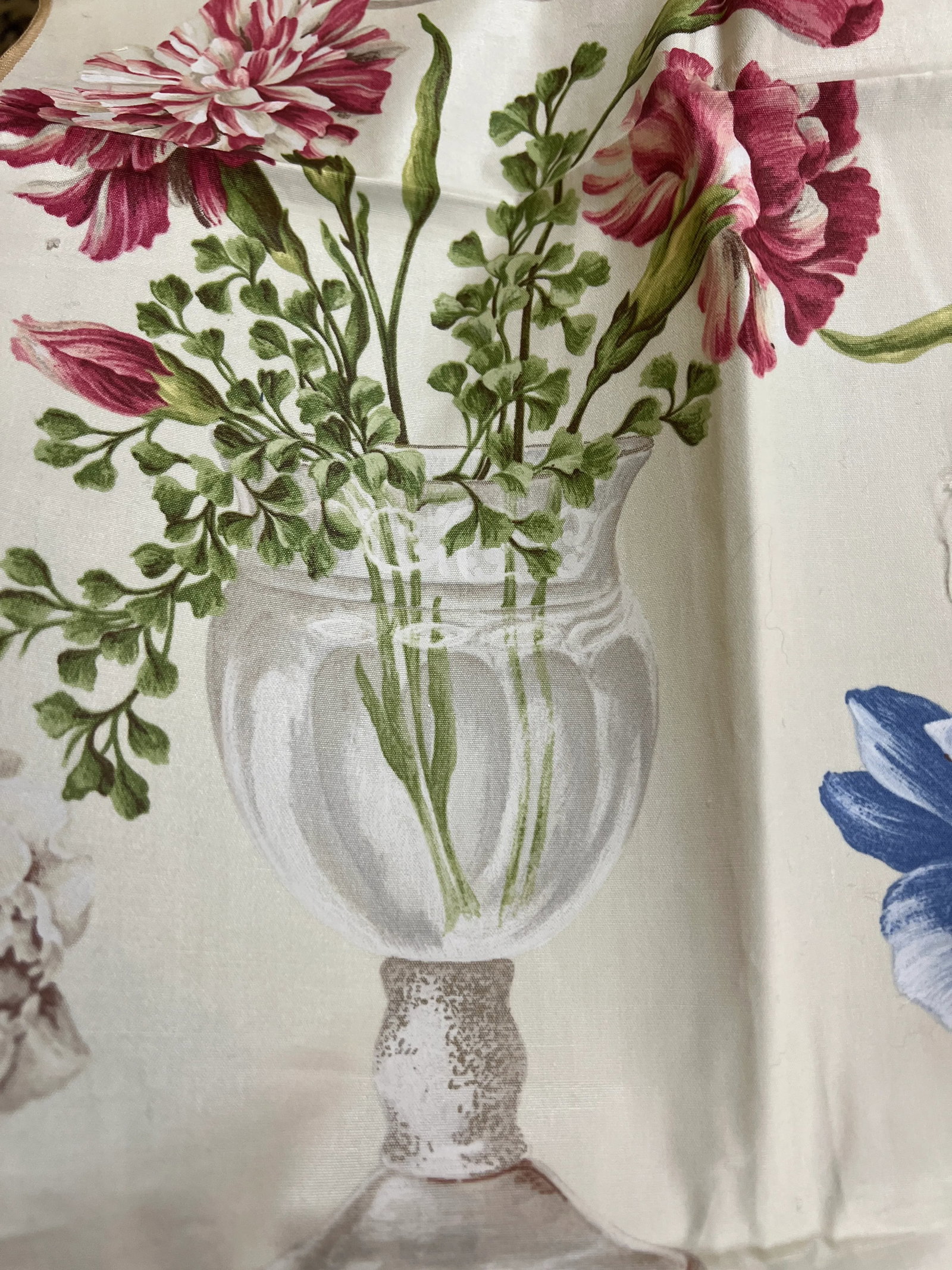 1990s Brunschwig & Fils Floral Print Fabric - 2