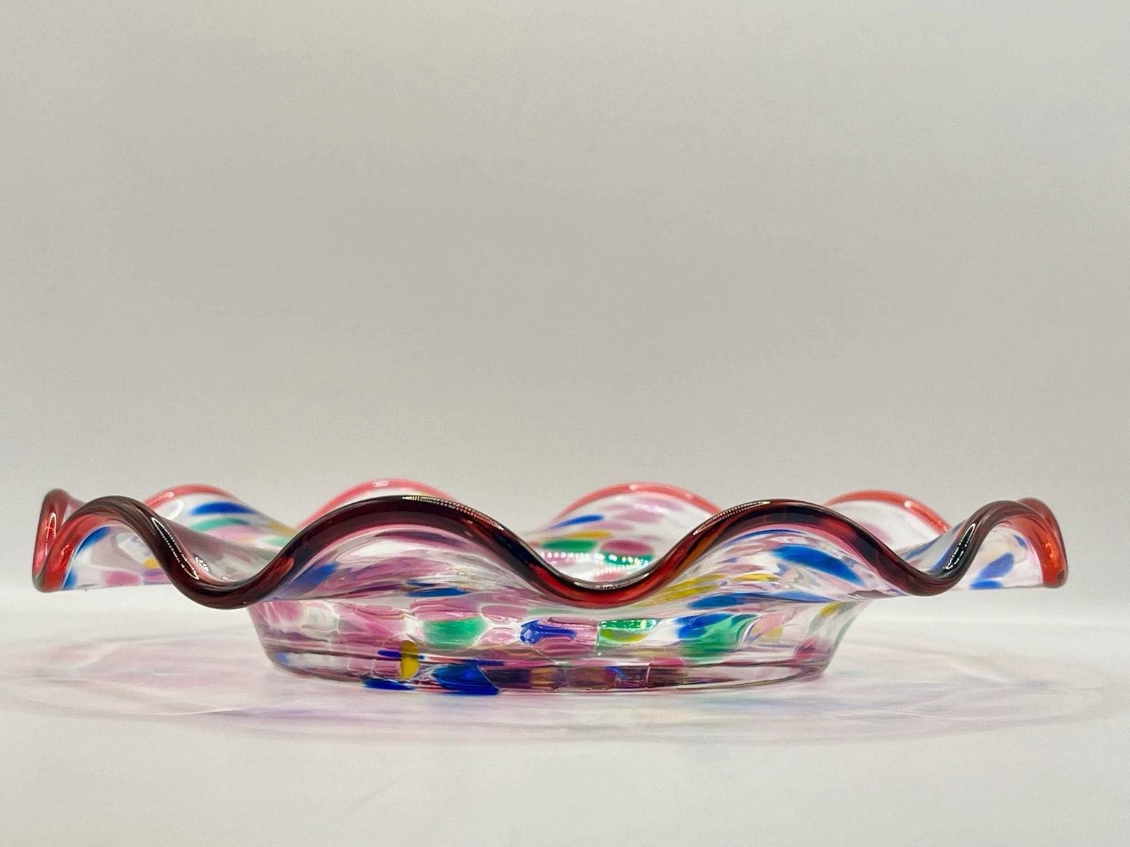 Late 20th Century Ruffle Edge Small Plate - 6