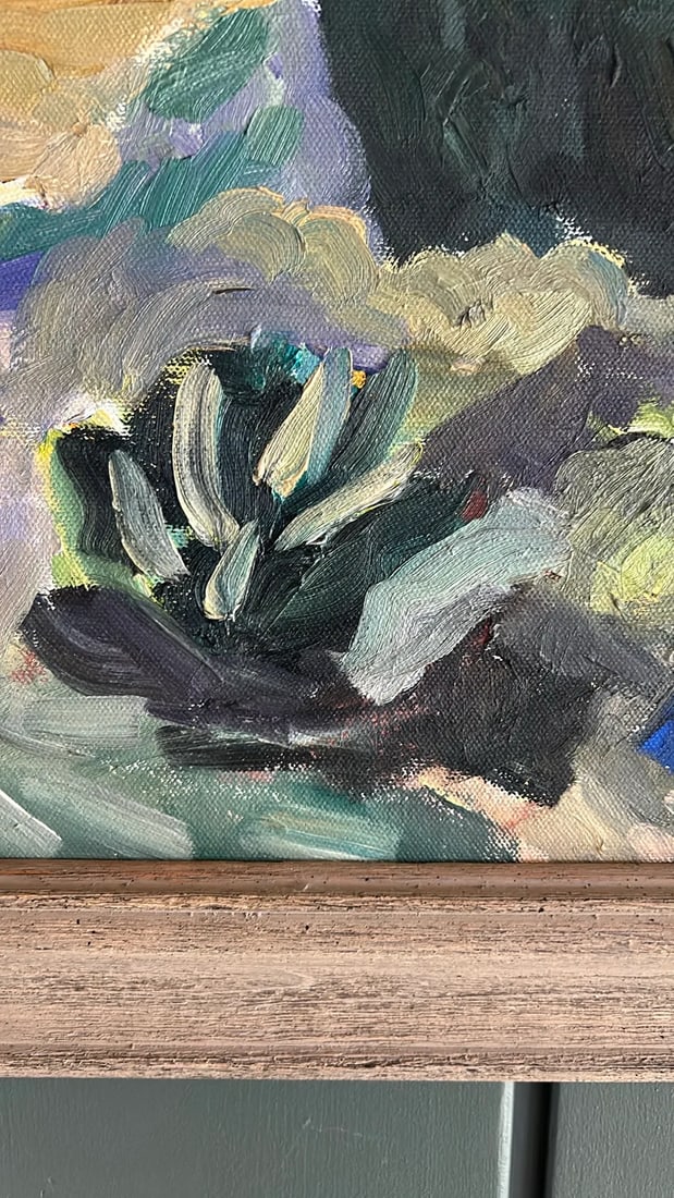 Southwest Landscape Oil Painting Signed by Artist Lorna Terrell - 4