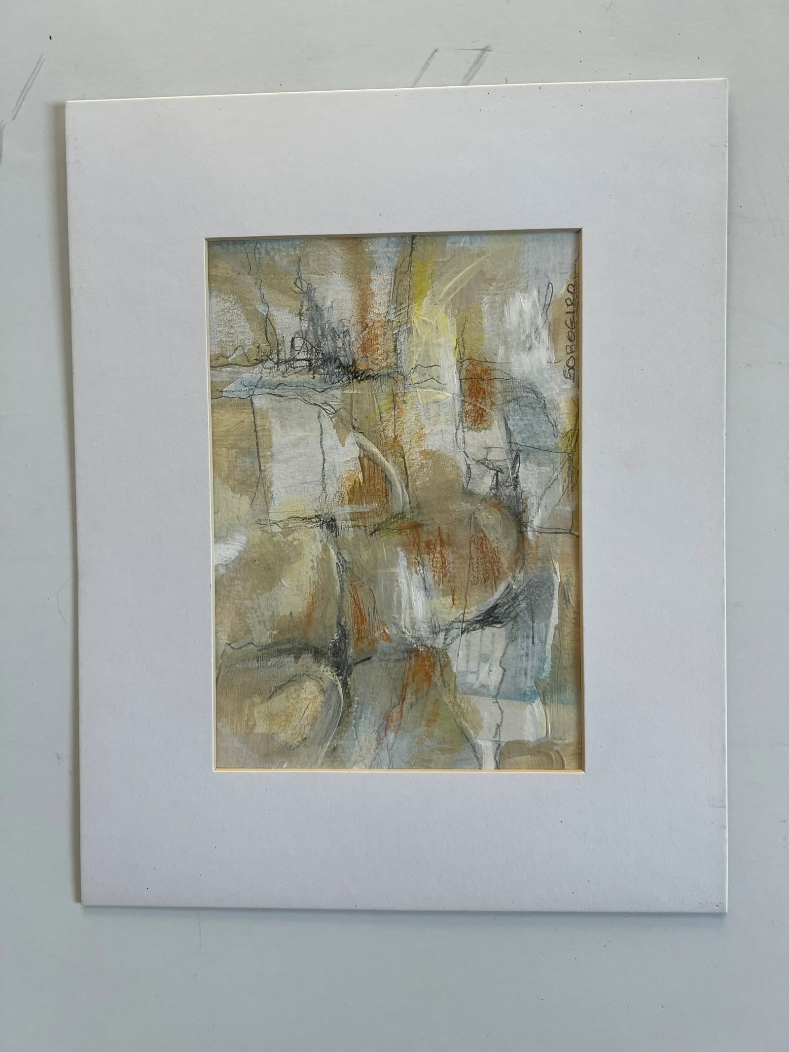 Vintage Mixed Media Acrylic Painting. - 3