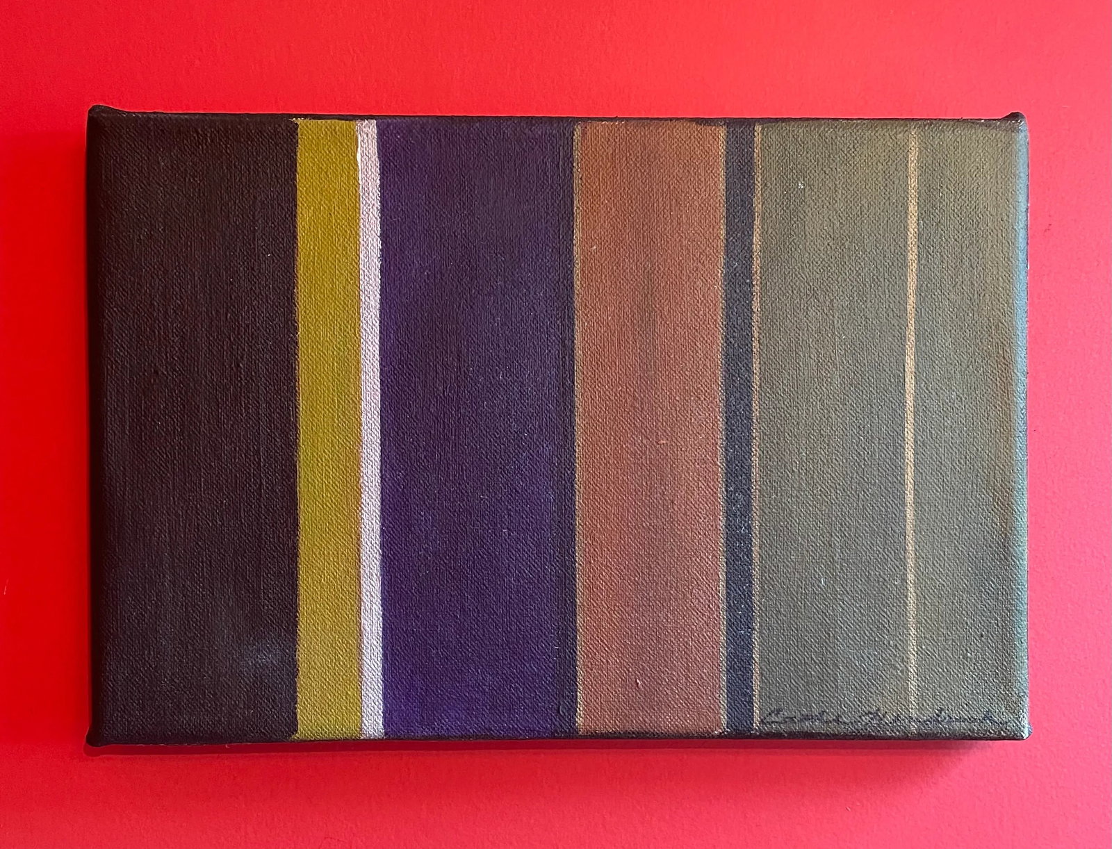 Stripe With Gold, Original Painting by Cathe Hendrick - 2