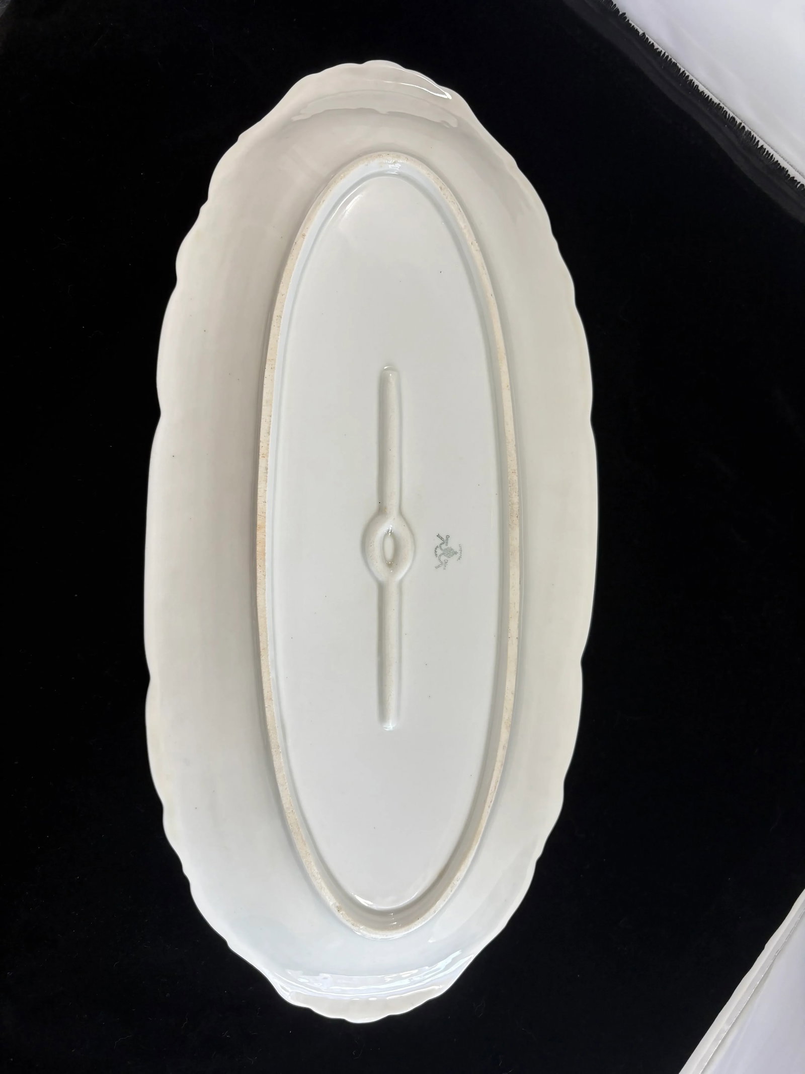 19th Century Imperial Crown China Antique Fish Platter - 4