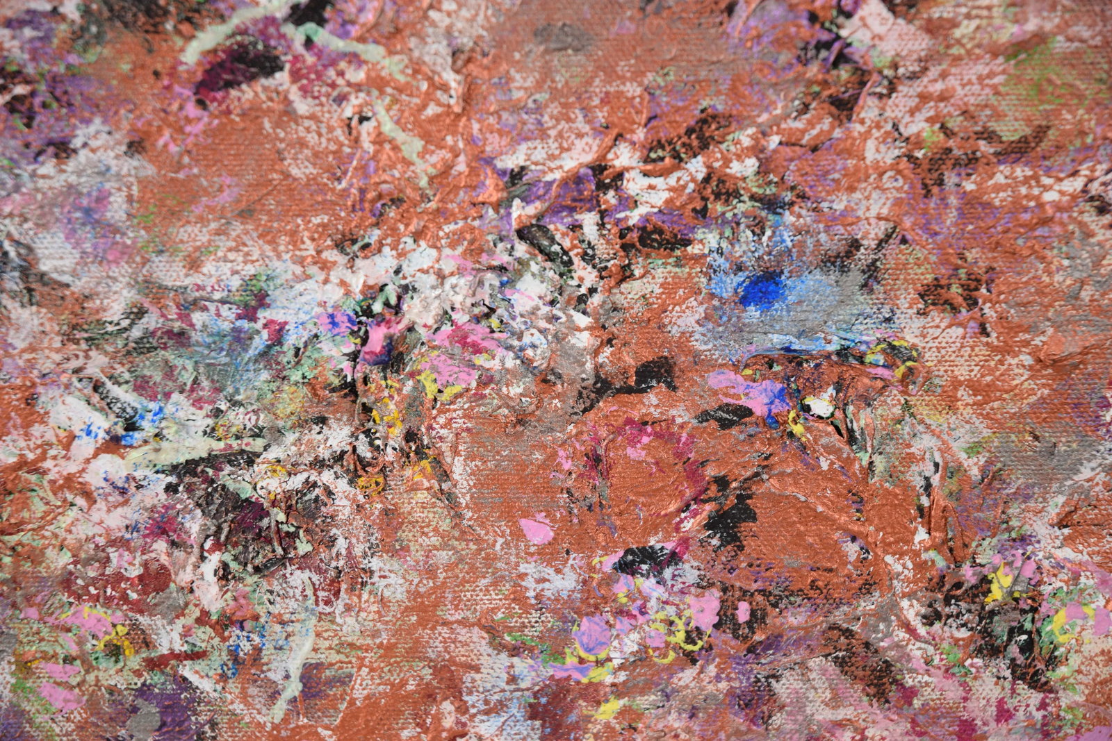 Magenta Masterpiece - Original Abstract on Canvas by Judith W Winslow - 4
