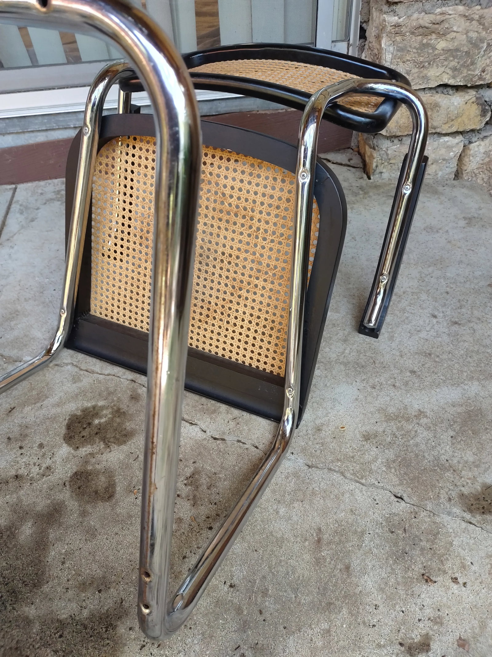 Mid Century Original Cesca Chair Made in Italy - 12