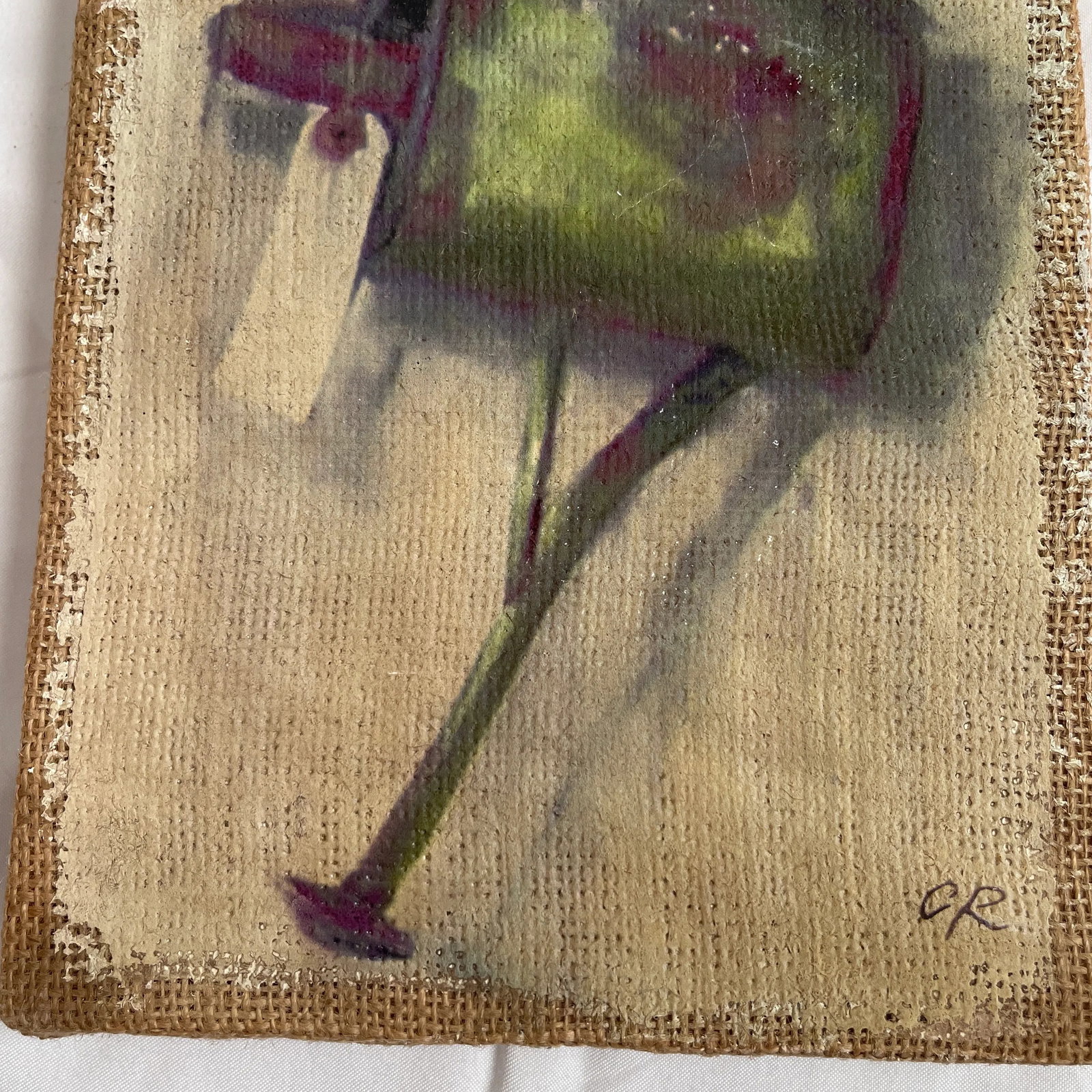 1990s Still Life Painting of a Garden Watering Can by Carol Rowan - 3