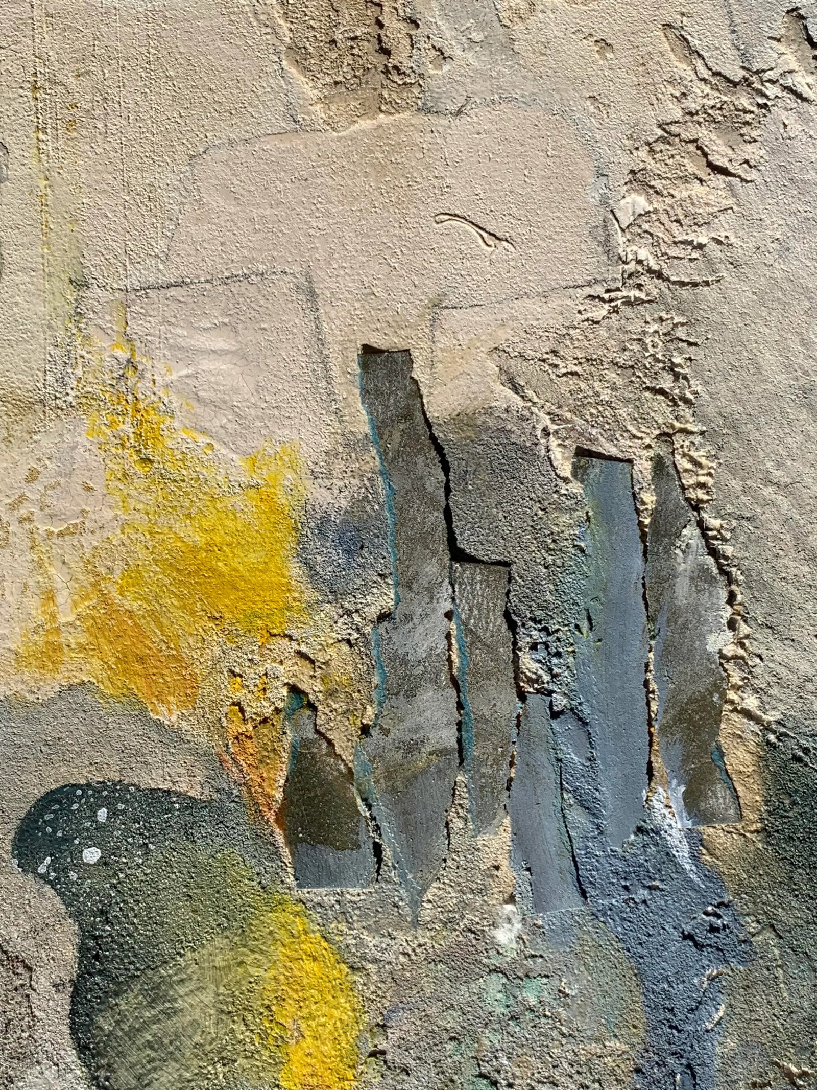 Contemporary Abstract Expressionist Mixed-Media Encaustic Painting by Eiko Shima - 5