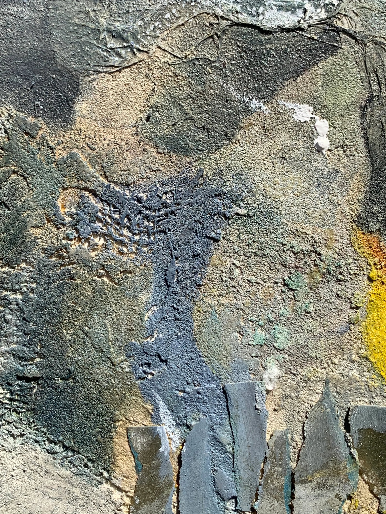 Contemporary Abstract Expressionist Mixed-Media Encaustic Painting by Eiko Shima - 6