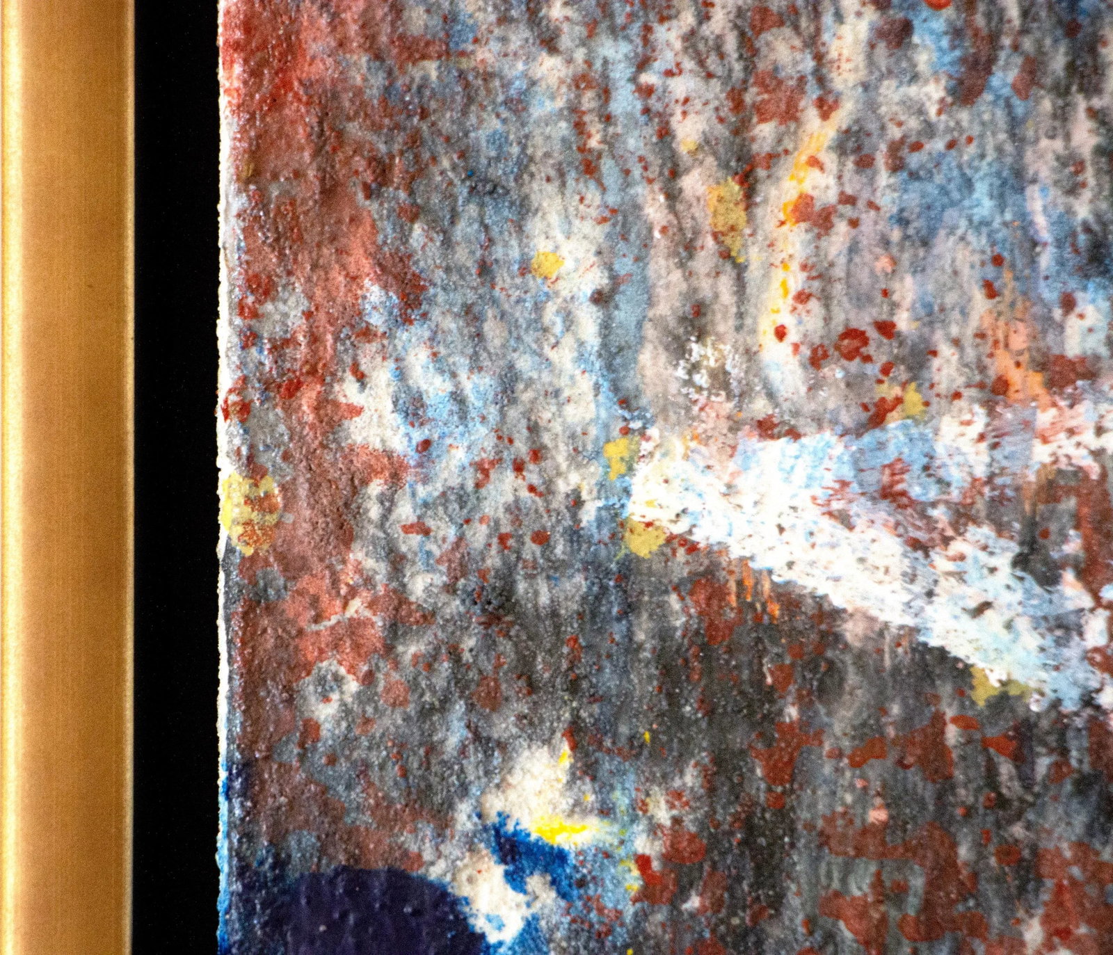 I've Been Bucked and I've Been Scorned Harrison Gilman Contemporary Abstract Mixed-Media Painting, - 4