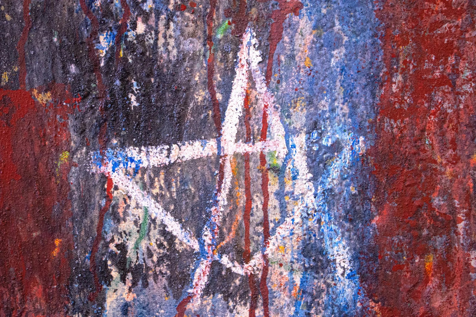I've Been Bucked and I've Been Scorned Harrison Gilman Contemporary Abstract Mixed-Media Painting, - 5
