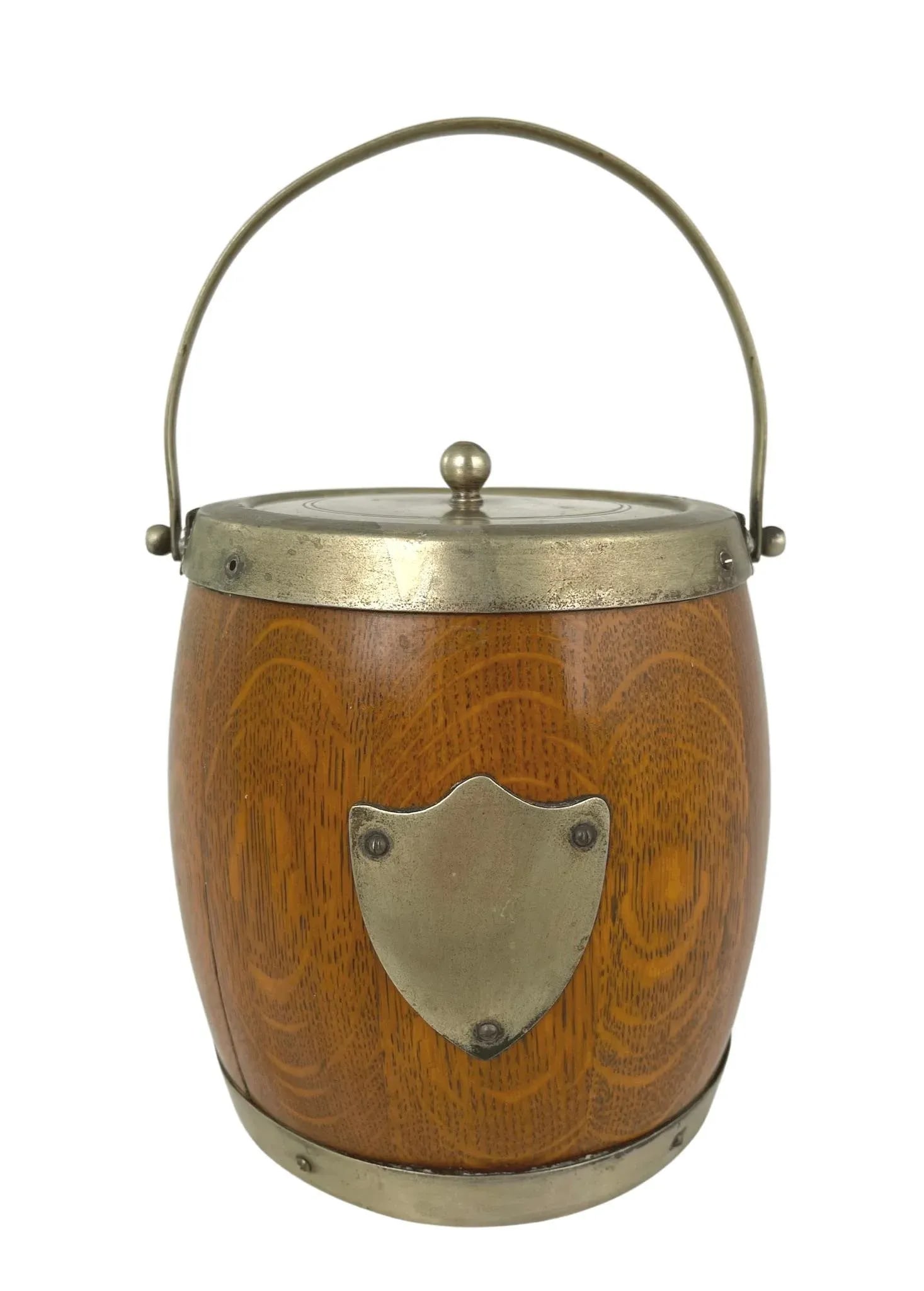 Early 20th-Century Oak Ice Bucket - 6