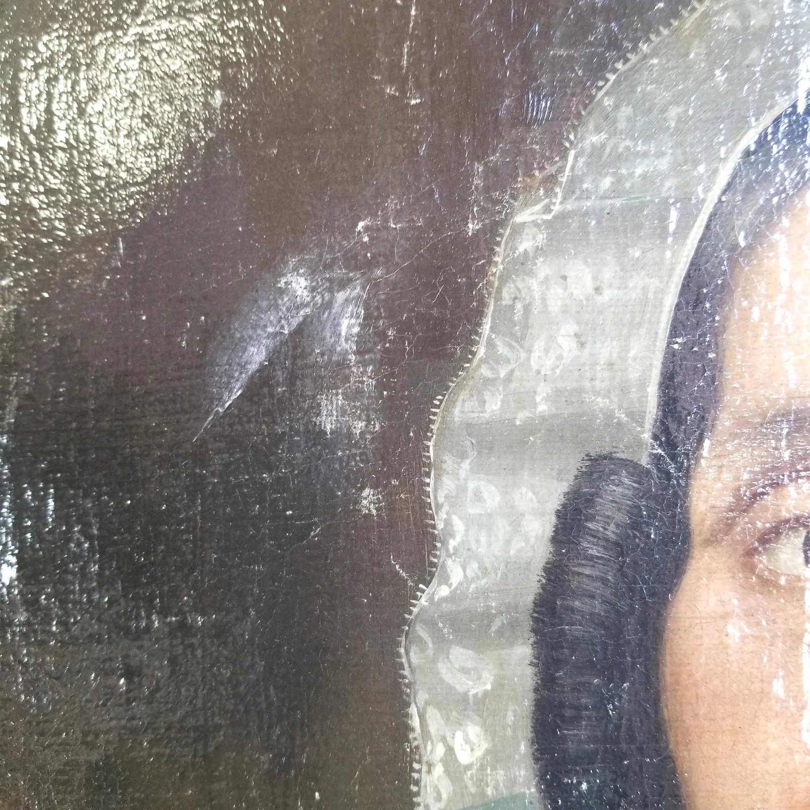 Antique Portrait of a Woman in a Gold Frame - 5
