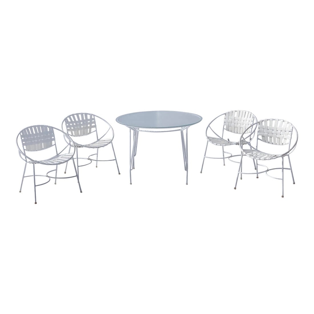 1960s Mid-Century Modern Wrought Iron Patio Set (1 of 13)