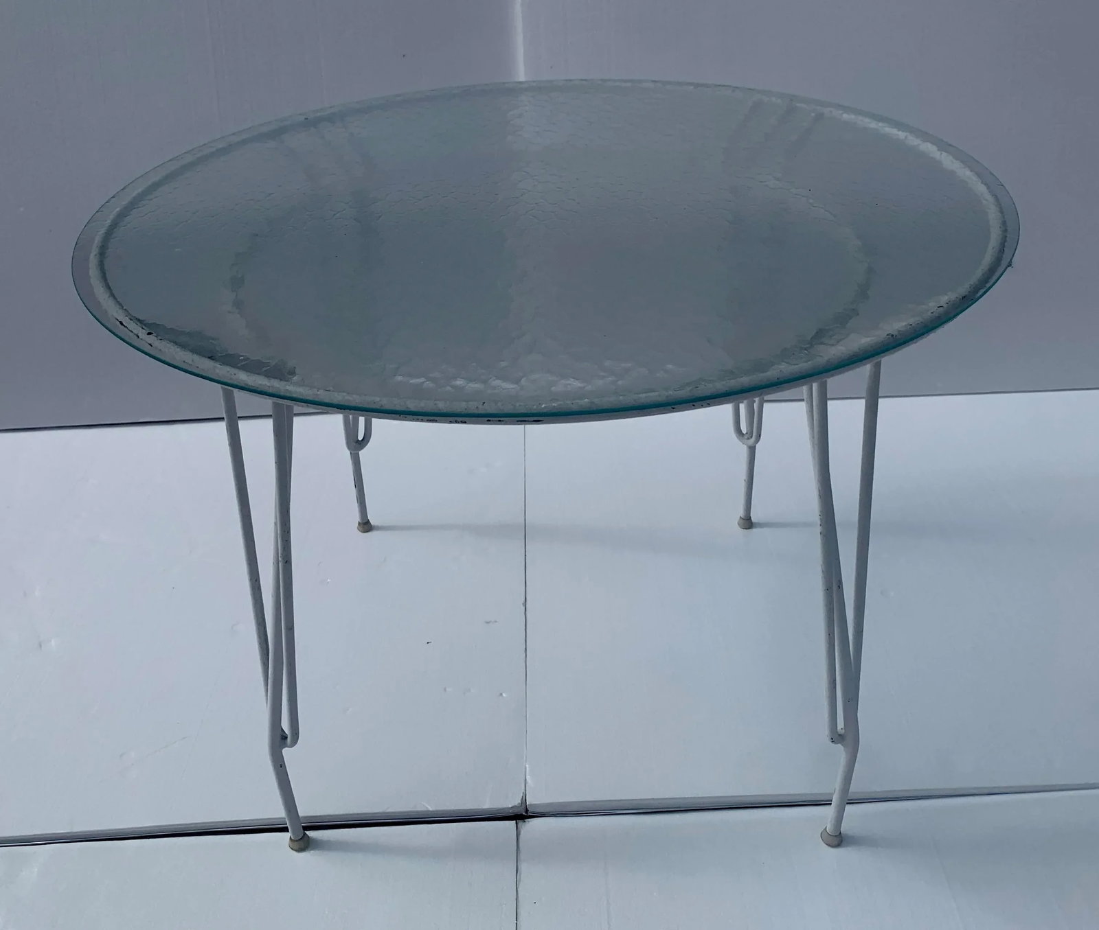1960s Mid-Century Modern Wrought Iron Patio Set - 7