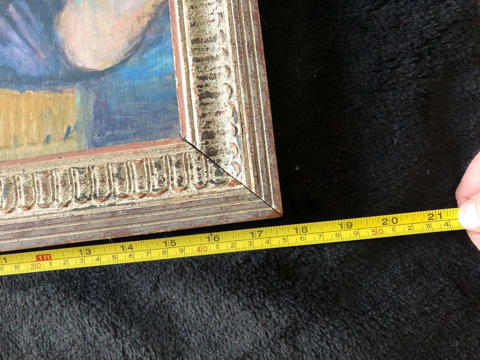 Unsigned Colorful Mid Century Modern Impressionist Painting of a Dancer at Rest - 9