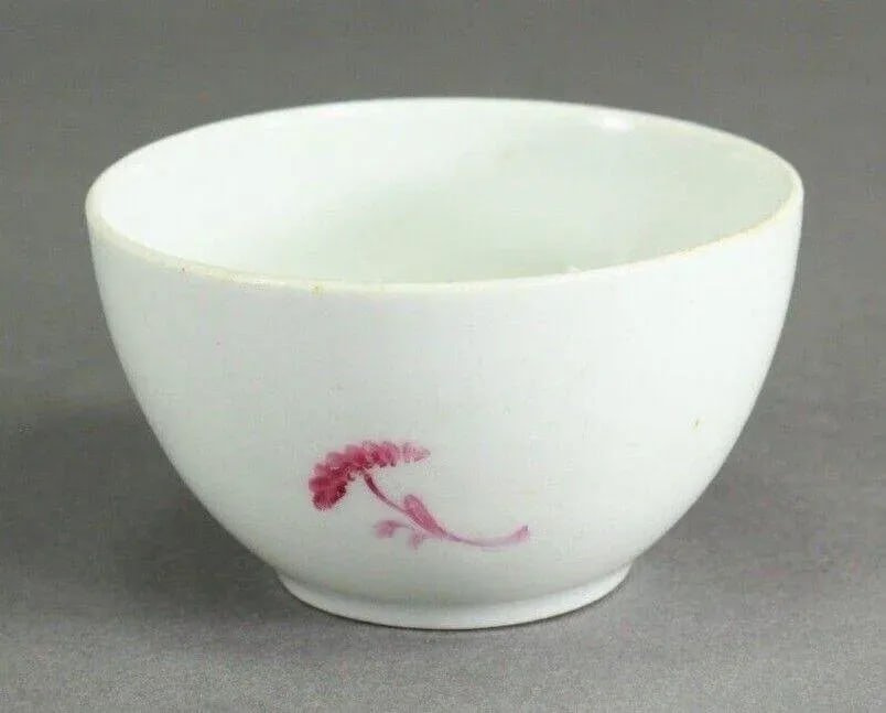 18th Century Pearlware Mulberry Flowers Tea Cup - 3