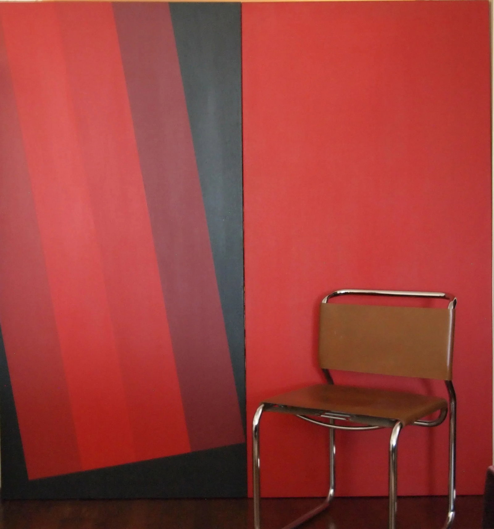 1972 Original Op Art Hard Edge Abstract Acrylic Painting on Canvas by Louis Comtois - 12