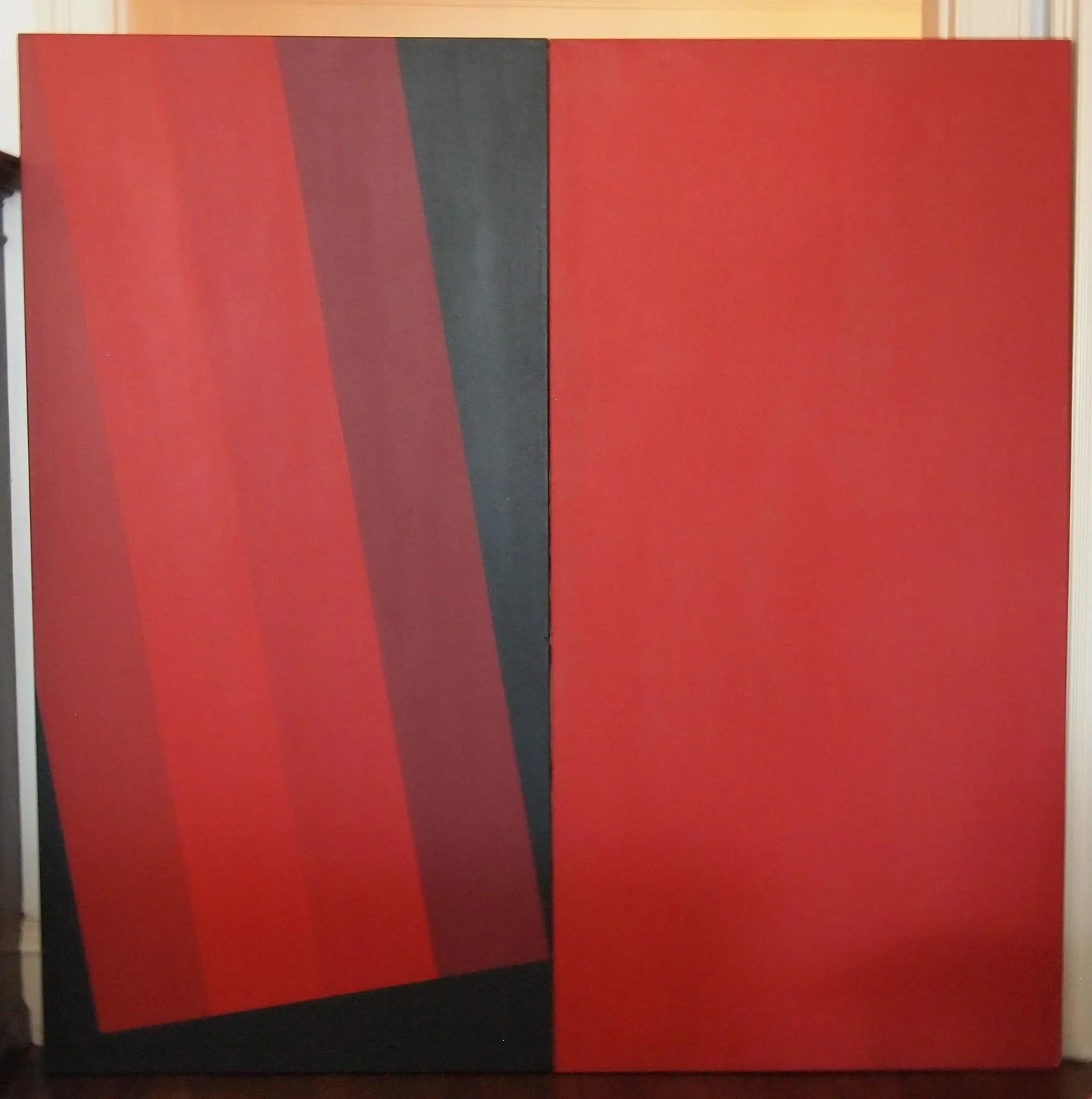 1972 Original Op Art Hard Edge Abstract Acrylic Painting on Canvas by Louis Comtois - 13