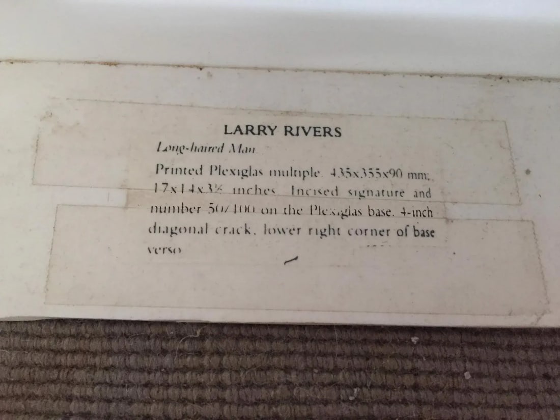 Larry Rivers "Pop Singer" (1970s Mixed Media Portrait Sculpture) - 5