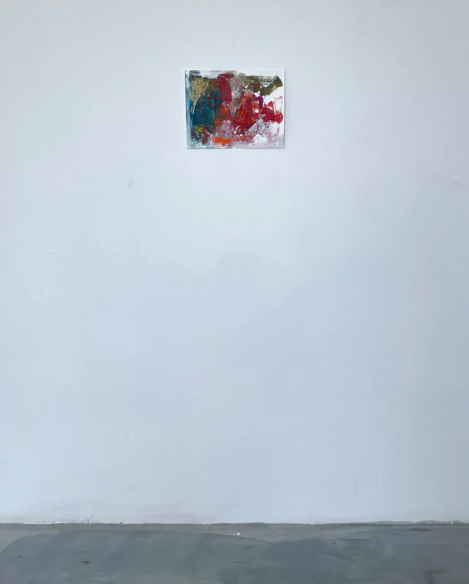 Abstract Small Work on Paper Painting Untitled #10 by Stephanie Visser - 3