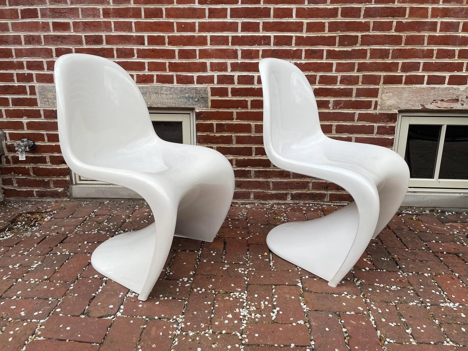 Vintage 1970s Verner Panton Herman Miller Fehlbaum Production S Chairs - a Pair - 2
