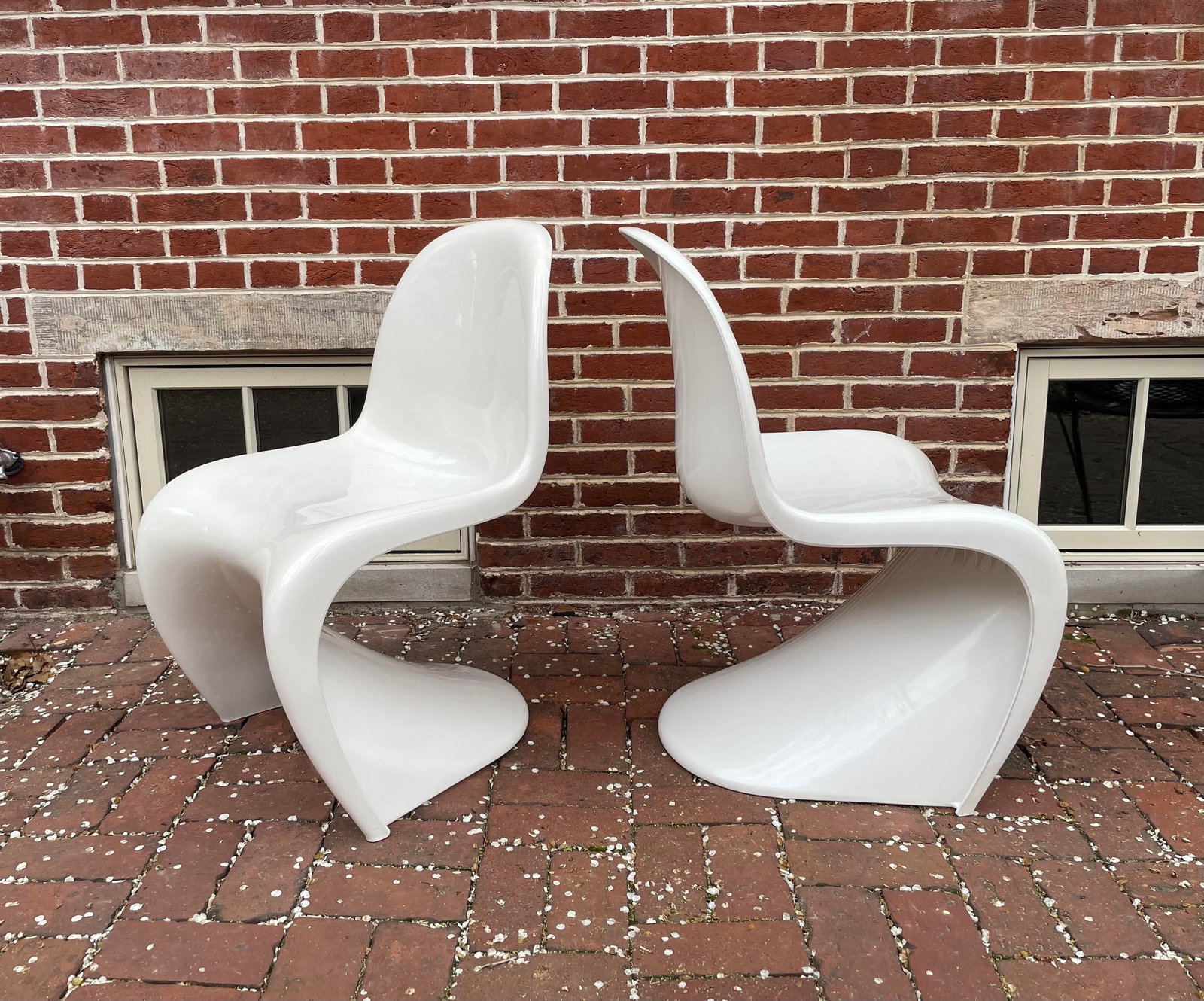 Vintage 1970s Verner Panton Herman Miller Fehlbaum Production S Chairs - a Pair - 3