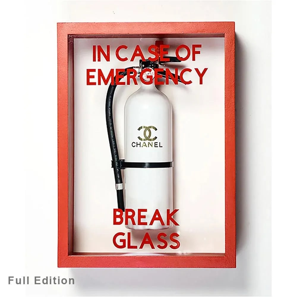 In Case of Emergency Break Glass Chanel Midi Edition Fire Extinguisher by Plastic Jesus - 4