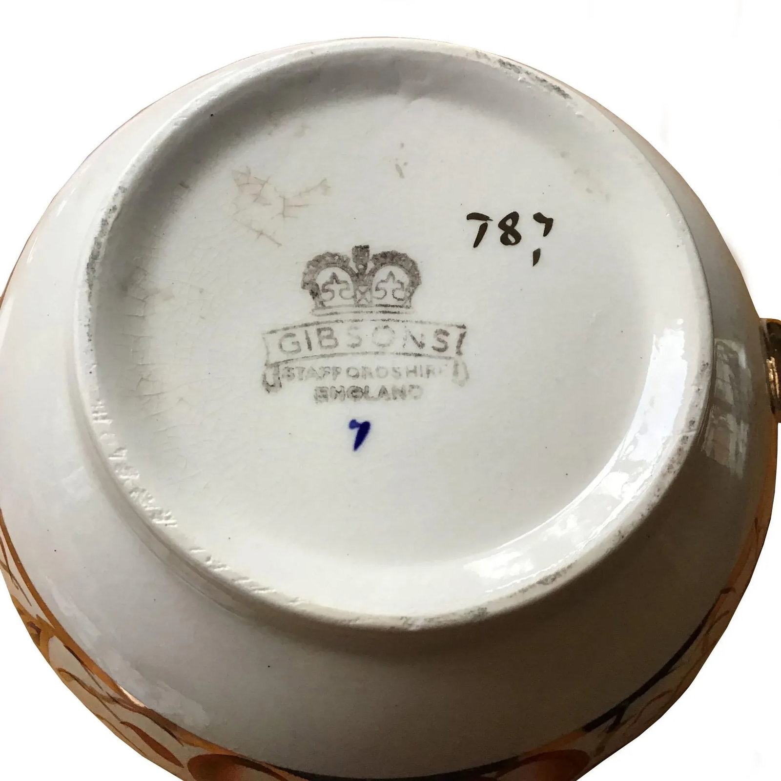 Vintage 1950's Gibson's Staffordshire Amari Tea Pot - 10