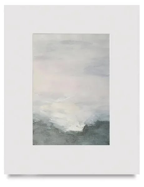 Winter Sky Original Abstract Landscape Original Painting by KR Moehr - 2