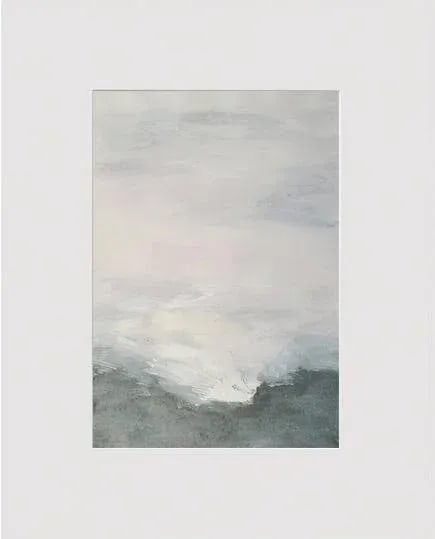 Winter Sky Original Abstract Landscape Original Painting by KR Moehr - 6