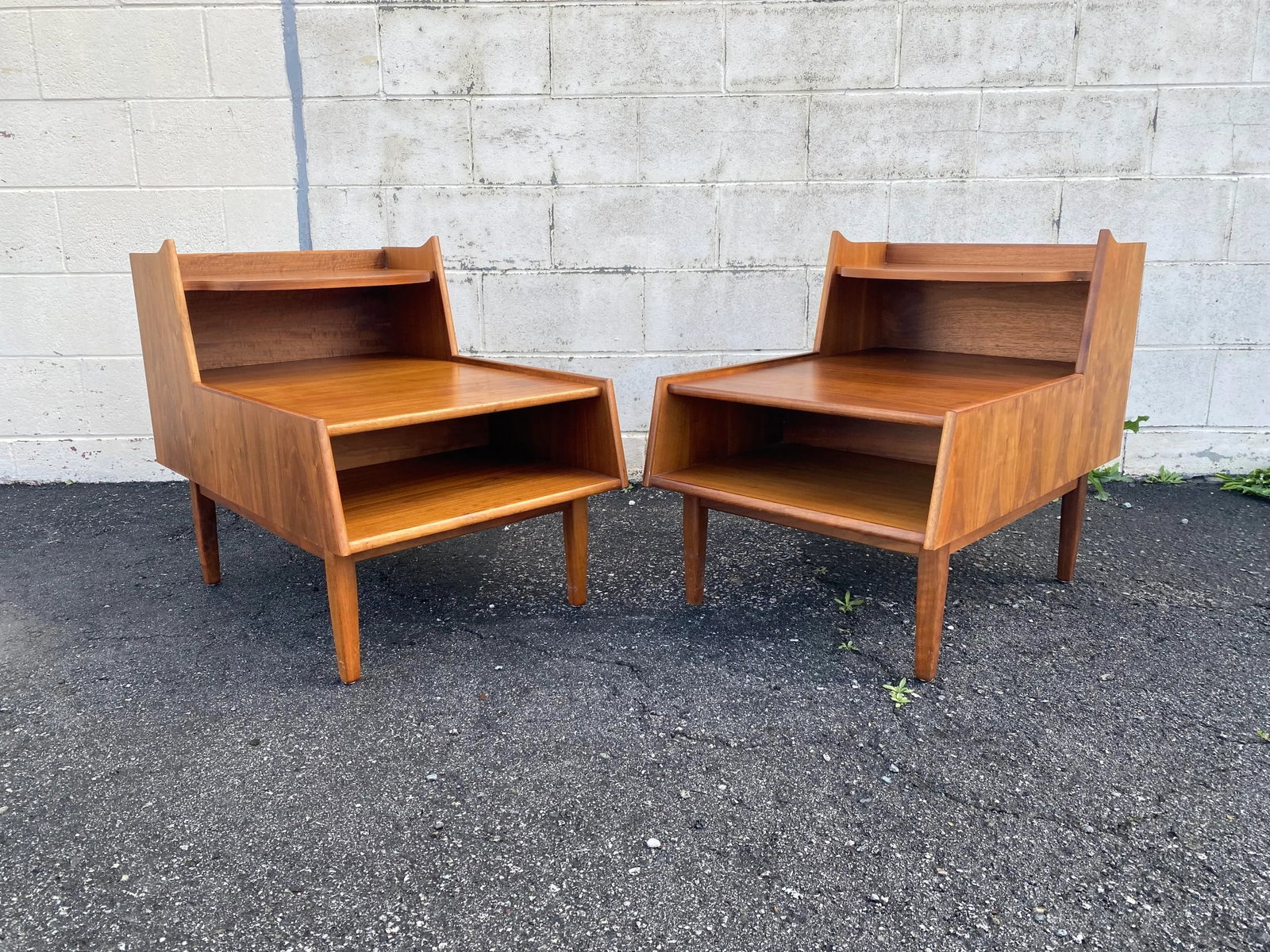 1959 Mid Century Modern Kip Stewart for Drexel Declaration Side Tables - a Pair - 11