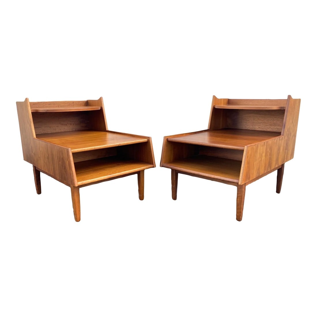 1959 Mid Century Modern Kip Stewart for Drexel Declaration Side Tables - a Pair (1 of 11)