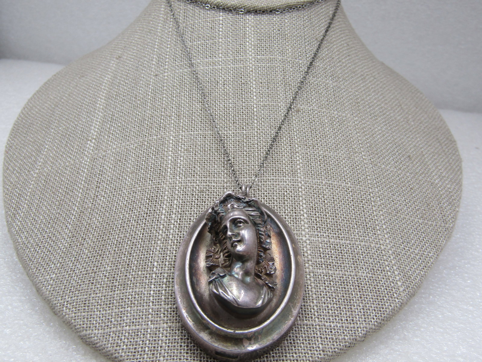 Vintage .999 Henry Winograd Charlotte Pendant - 2