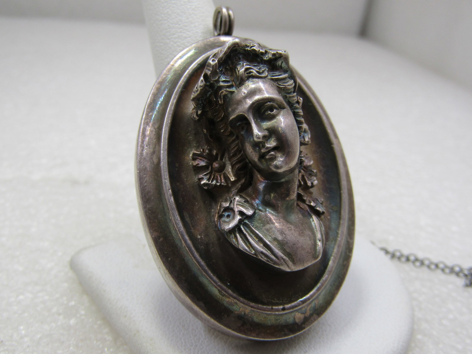 Vintage .999 Henry Winograd Charlotte Pendant - 5